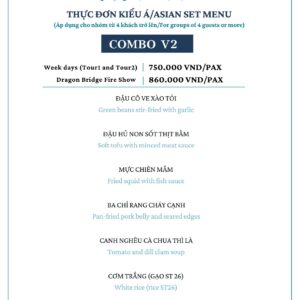 Asian Combo V2 - Tet holiday - Weekday (Basic Ticket + Set Menu V2)